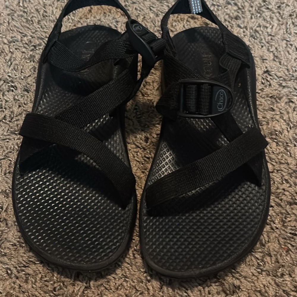 Chaco Black Adjustable Sandals